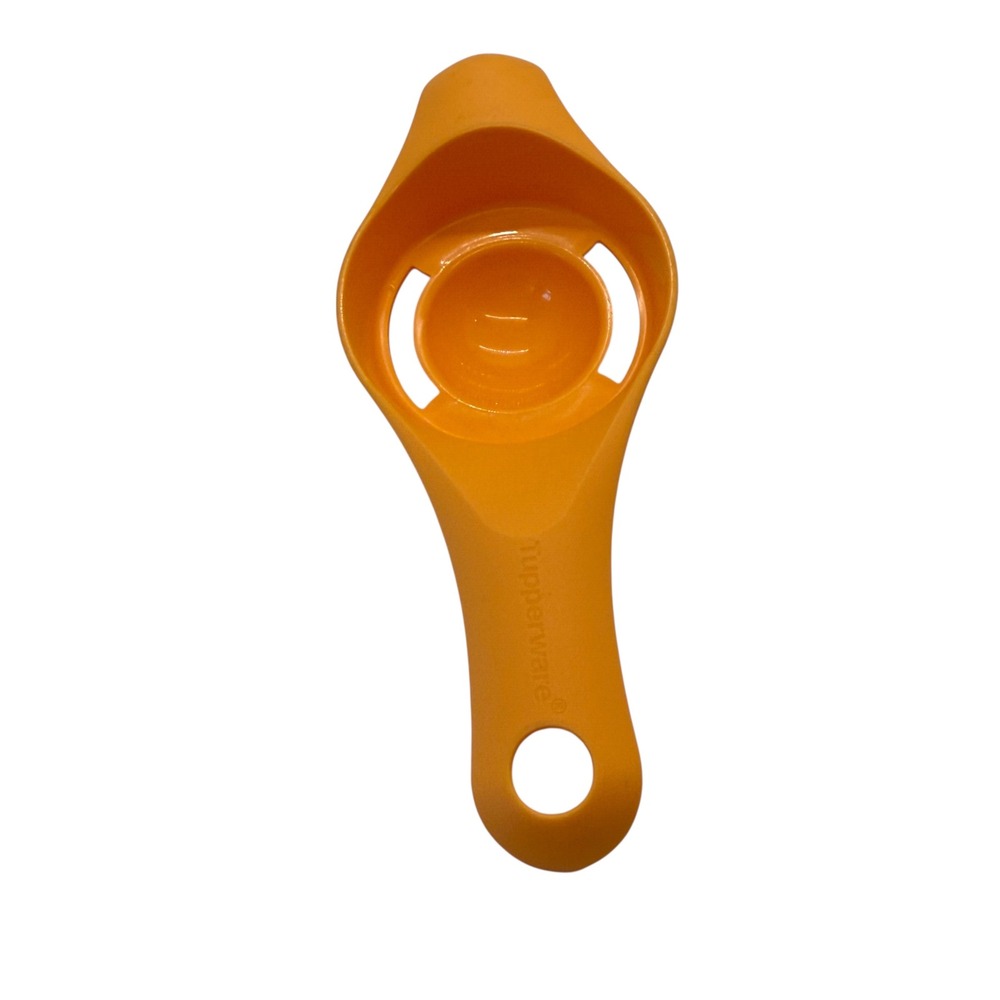 VTG Tupperware Orange Egg Yolk Separator Retro Tool Kitchen Homestead Gadget USA